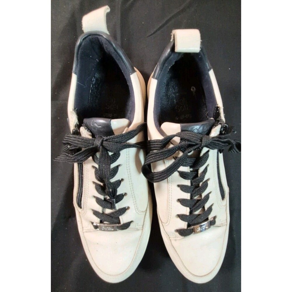 Ara Victoria Footsmart Gore Tex Sneakers Womens Size 6.5 Laces Side Zipper